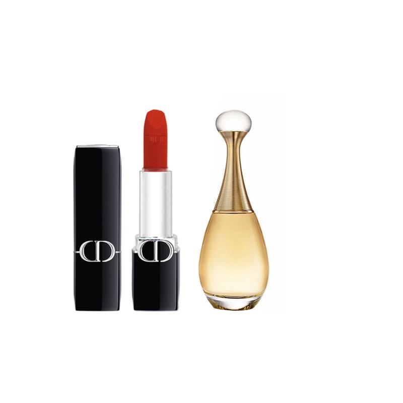 DIOR Духи Яркий Синий Золотой Помада Образец Набор для Тестирования Макияжа Бархатный Сатиновый Осветляющий Цвет Стойкий #velvet777+trueme женские духи 5 мл синий