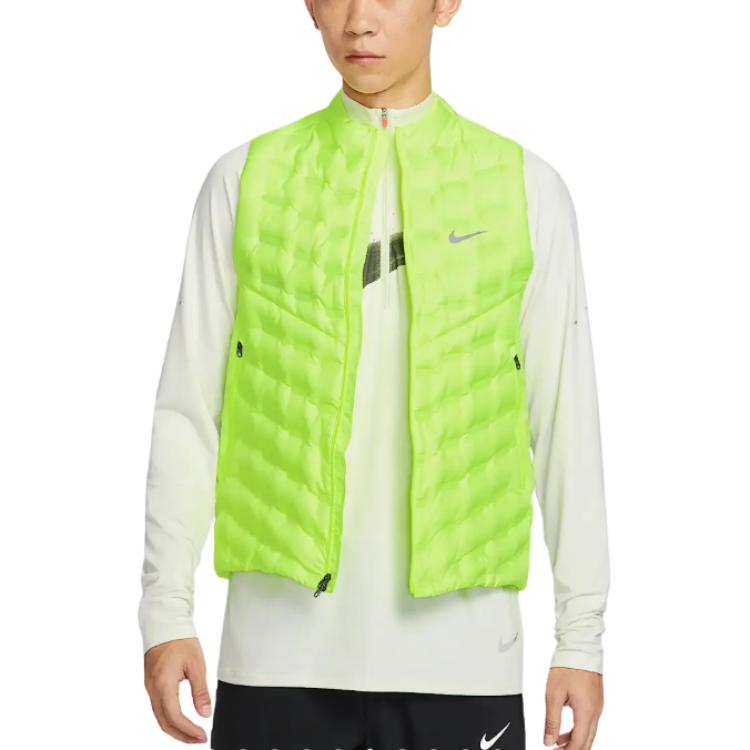 Мужской пуховый жилет для бега Nike Therma FIT Adv Repel AeroLoft FB7543-702 XL beige