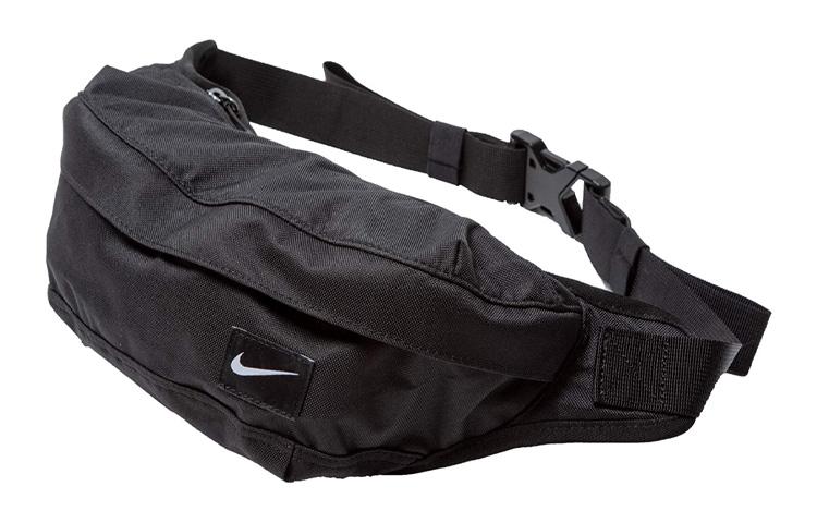 Сумка-слинг Nike из полиэстера, на одно плечо, через плечо, поясная сумка, обычная, унисекс, чисто черная BZ9814-067 gray