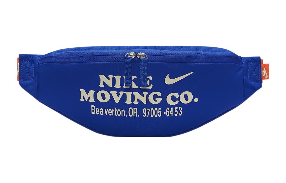 Сумка-пояс Nike Heritage из полиэстера, через плечо, унисекс, синяя DV6072-405 blue