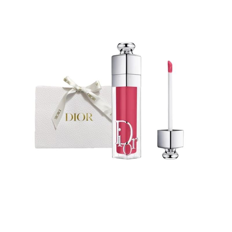 DIOR Подарочный набор с очаровательным блеском для губ, Увлажняющий, Питательный, Мягкий и Нелипкий, Чистые Соблазнительные Губы, Косметика 029 Вишневая Глазурь белый