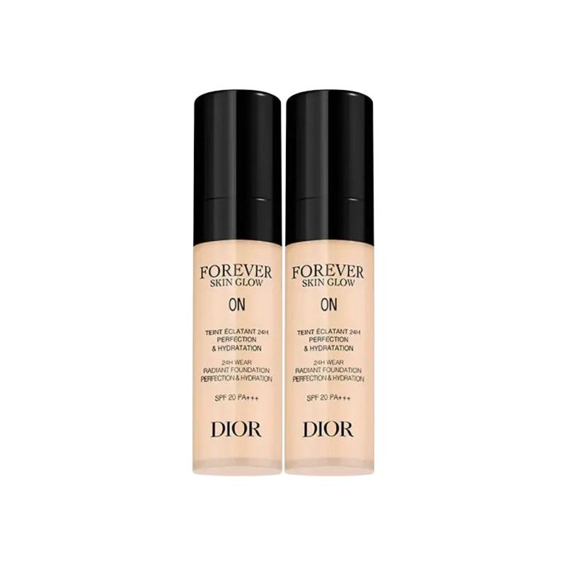 DIOR Тональный крем #0N глянцевый 5 мл*2 розовый
