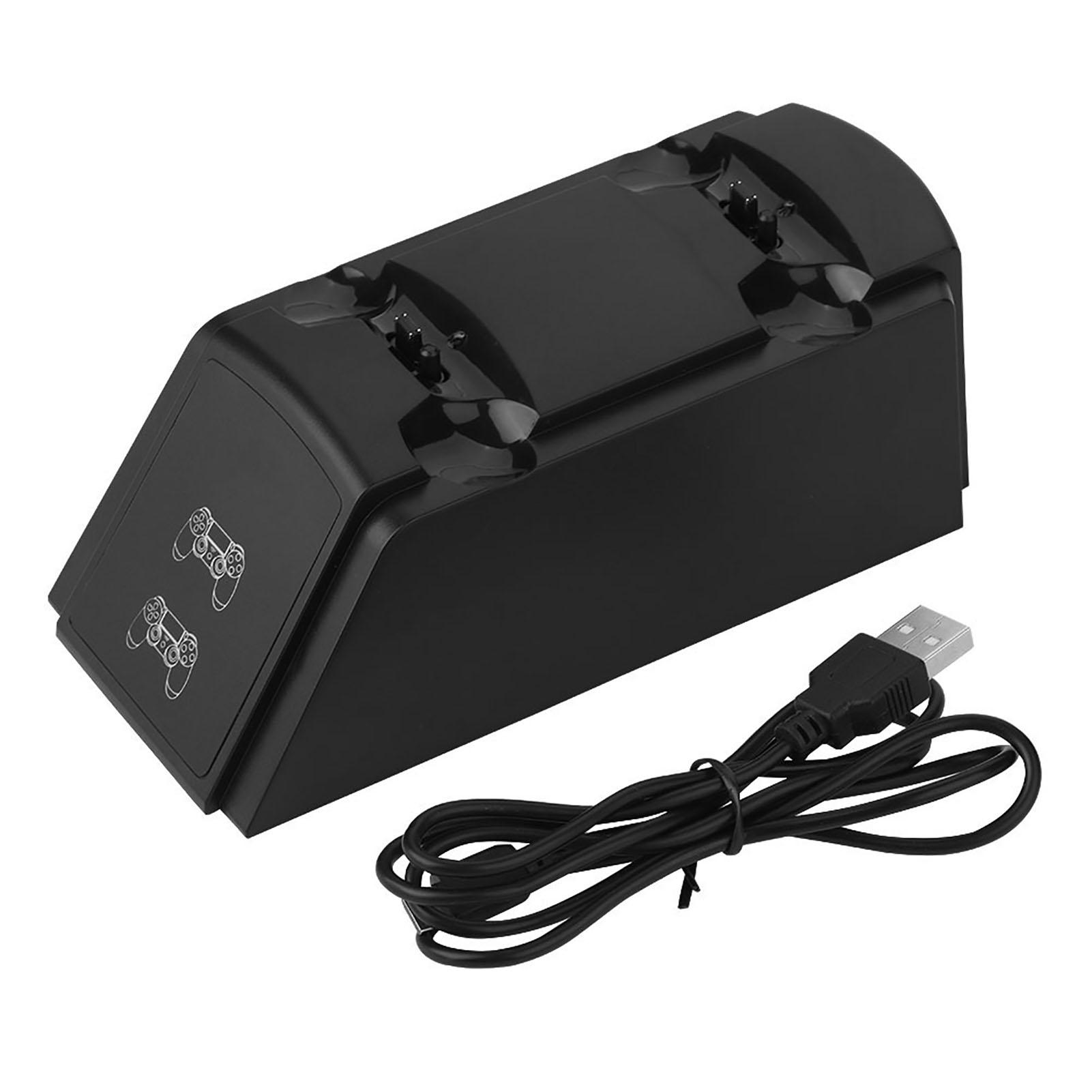 2 в 1 USB двойная зарядная док-станция подставка для зарядки зарядное устройство для PS4 ручка со светодиодной подсветкой black 3d printing machine