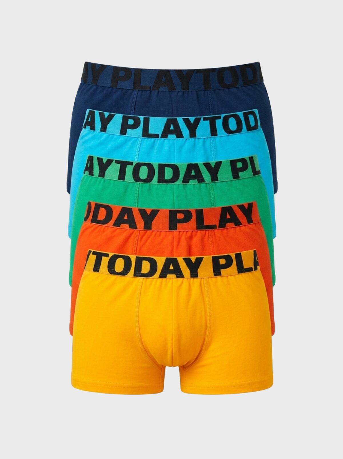 Трусы-боксеры для мальчика подростка, комплект 5 шт PlayToday