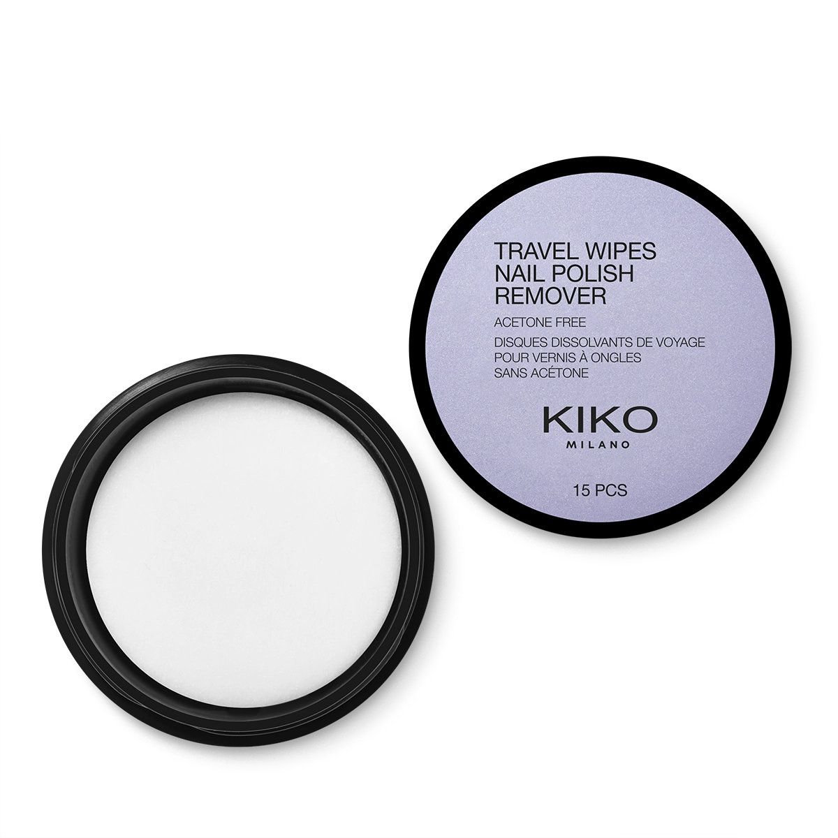 Дорожные салфетки для снятия лака с ногтей / Nail Polish Remover Wipes Kiko Милан KM000000357001B