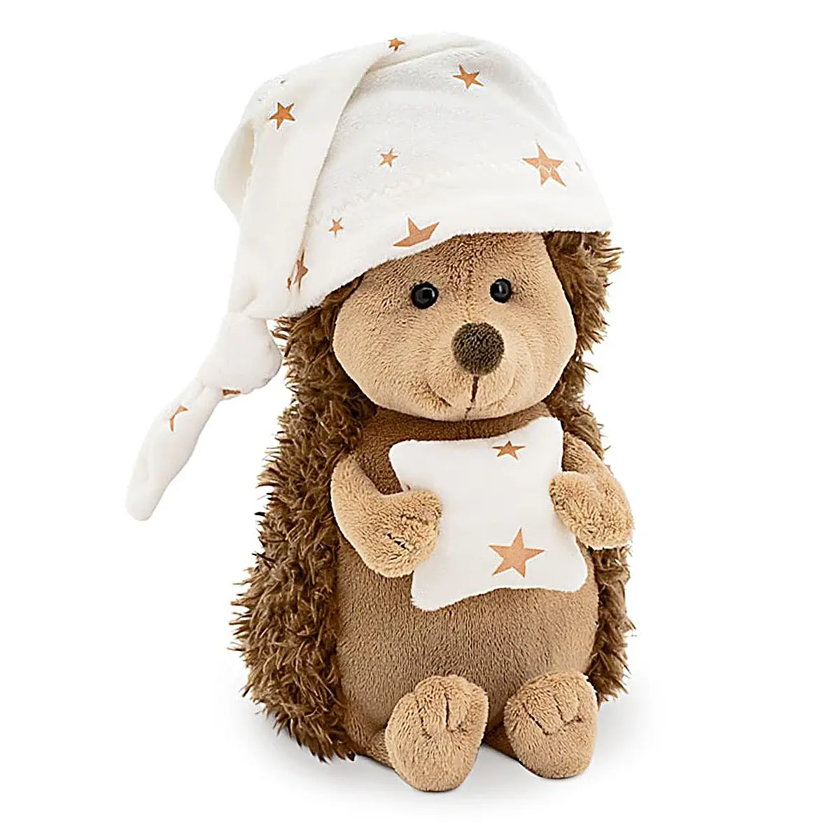 Мягкая игрушка Ёжик Колюнчик 20 см белый коричневый Orange Toys Ёжик Колюнчик Сладкие сны 20 см