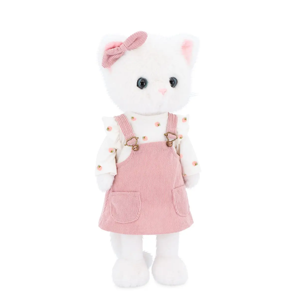 Мягкая игрушка Orange Toys Lucky Sophie Весенняя мелодия 37 см Lucky Sophie Весенняя мелодия с каркасом 37 см белая с розовым