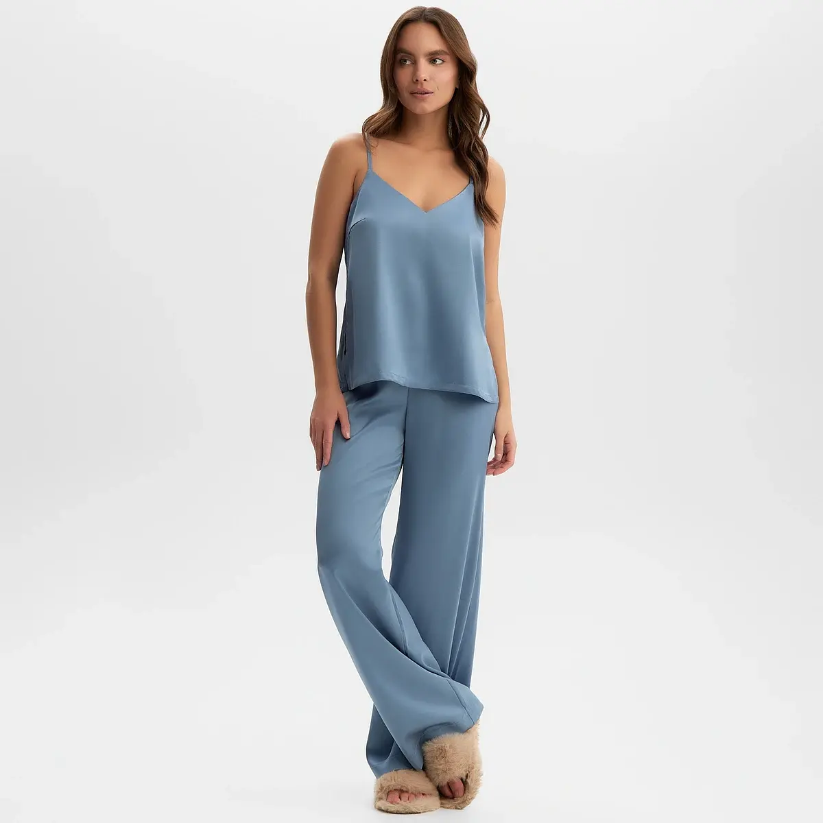 Пижама женская KAFTAN голубая