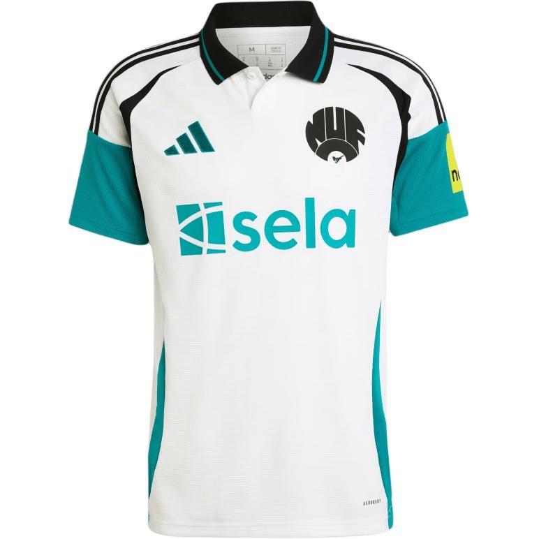 adidas Newcastle United FC 24/25 Third Jersey Asia Sizing  White Green  Men s IW0390 M blue