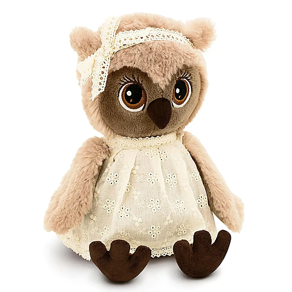 Мягкая игрушка Сова Соня Нежность 20 см Orange Toys Сова Соня Нежность 20 см бежево-коричневая