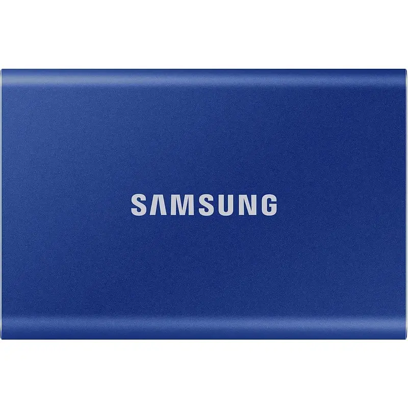 Внешний SSD накопитель Samsung T7 1 ТБ синий SSD 1 ТБ USB 3.1 синий
