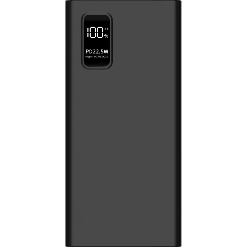 Внешний аккумулятор Pero PB05 10000 мАч 22.5W черный TM Pero 10000 мАч 22.5W для телефонов и планшетов черный