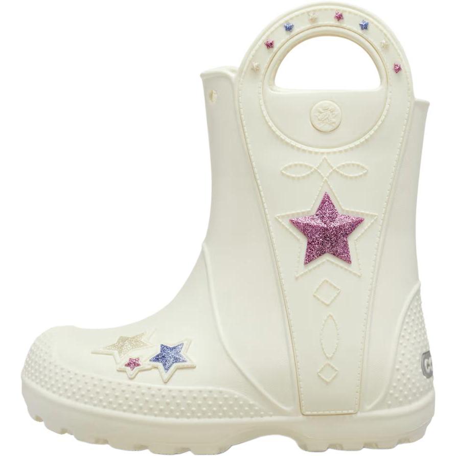 Crocs Handle It Водонепроницаемые Высокие Детские Сапоги для Дождя Бежевые 212546-2MD 28-29 beige