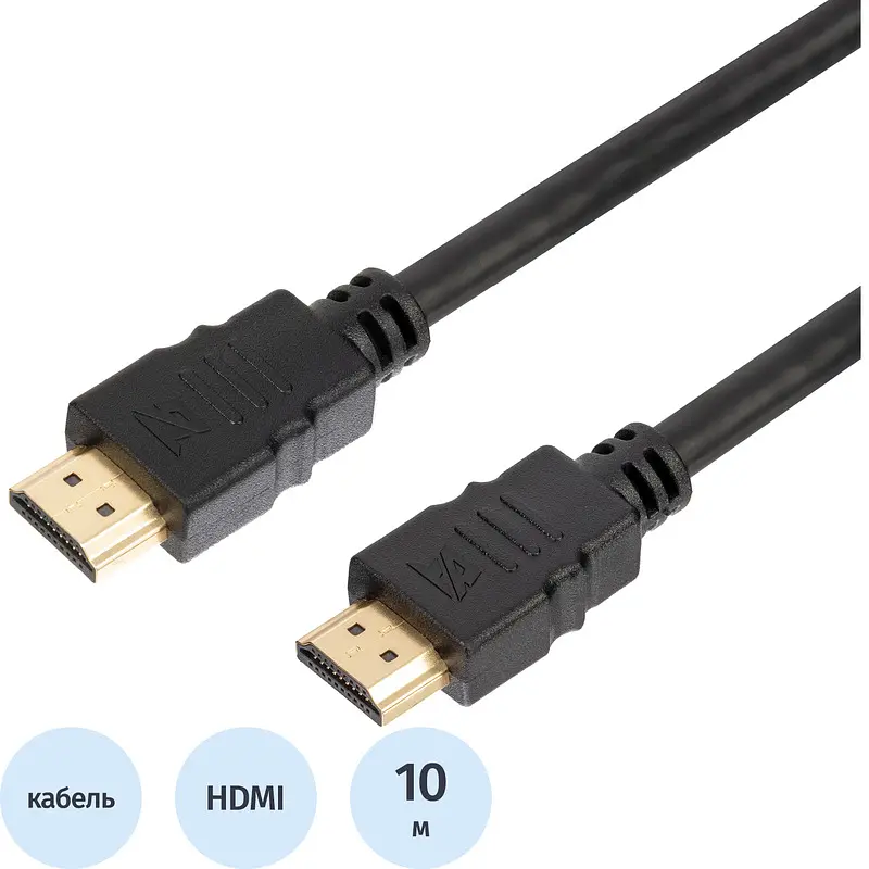 Кабель BigTech HDMI 10 м черный