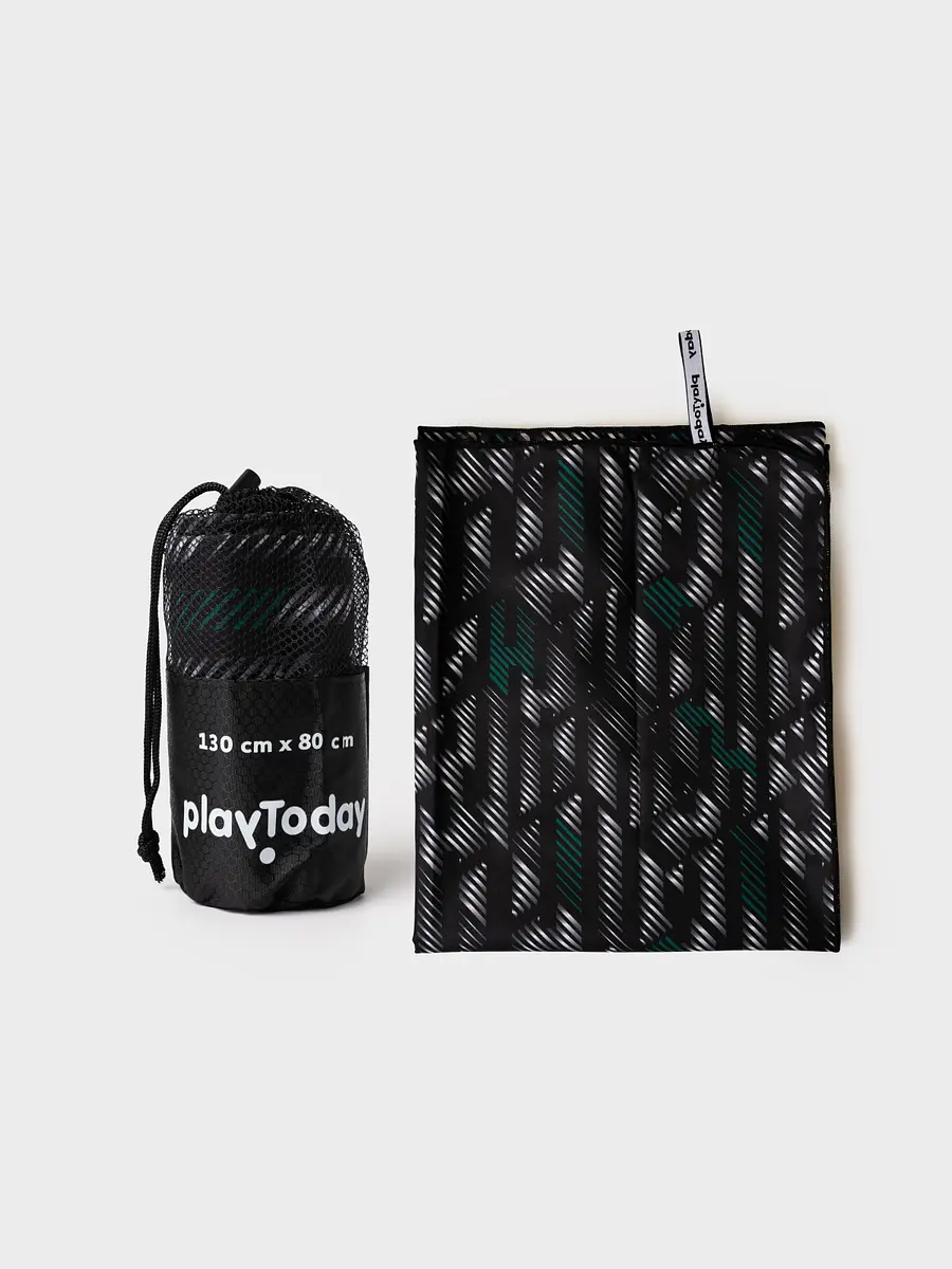 Полотенце спортивное микрофибра 130х180 см PLAYTODAY спортивное для мальчика 130х180 см разноцветное