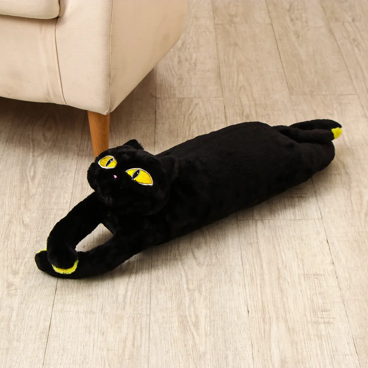 Мягкая игрушка Кот 70 см черный GroupPrice