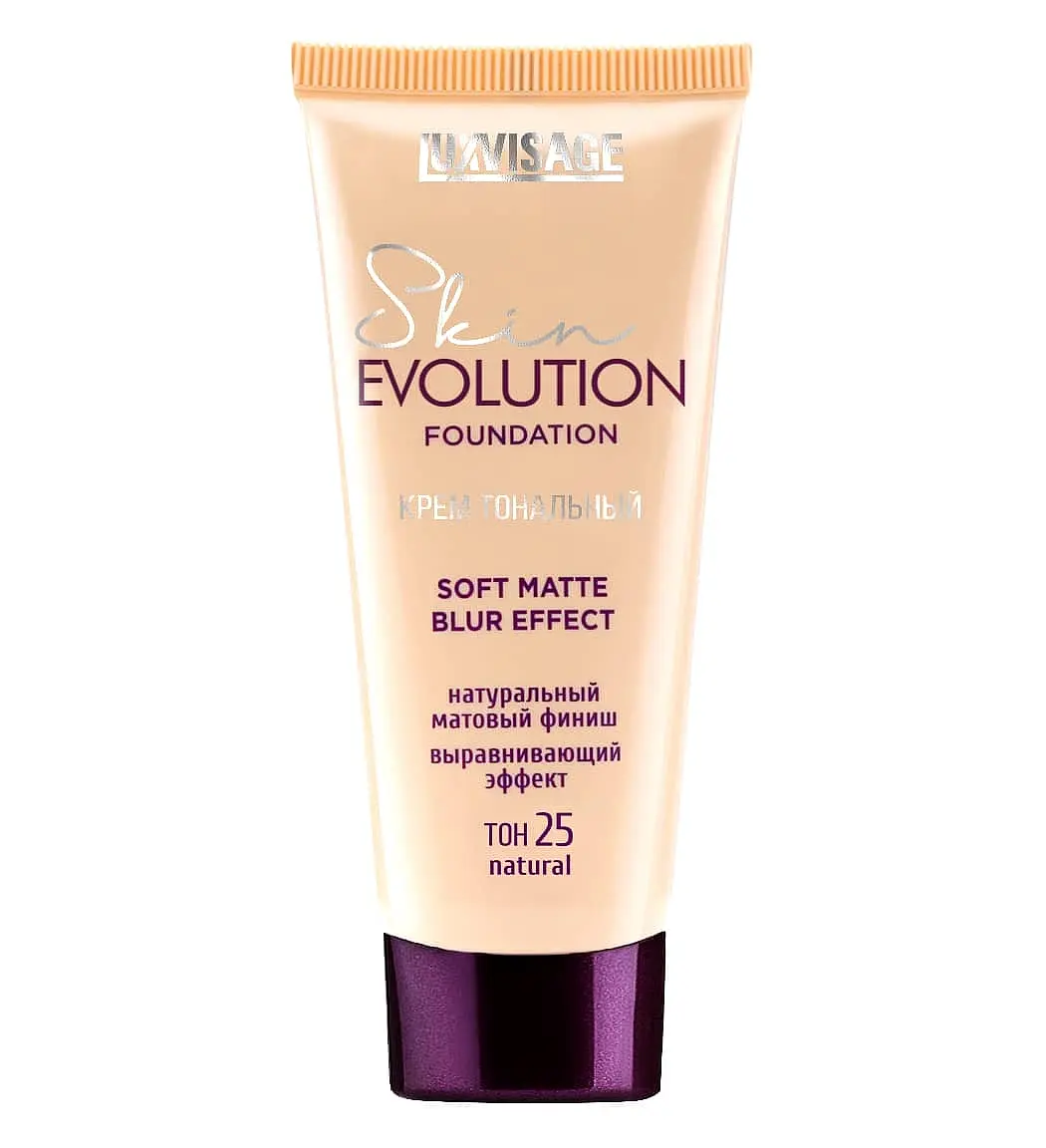 Тональный крем LUXVISAGE Skin EVOLUTION soft matte blur effect 25 Natural soft matte blur effect 25 Natural бежевый