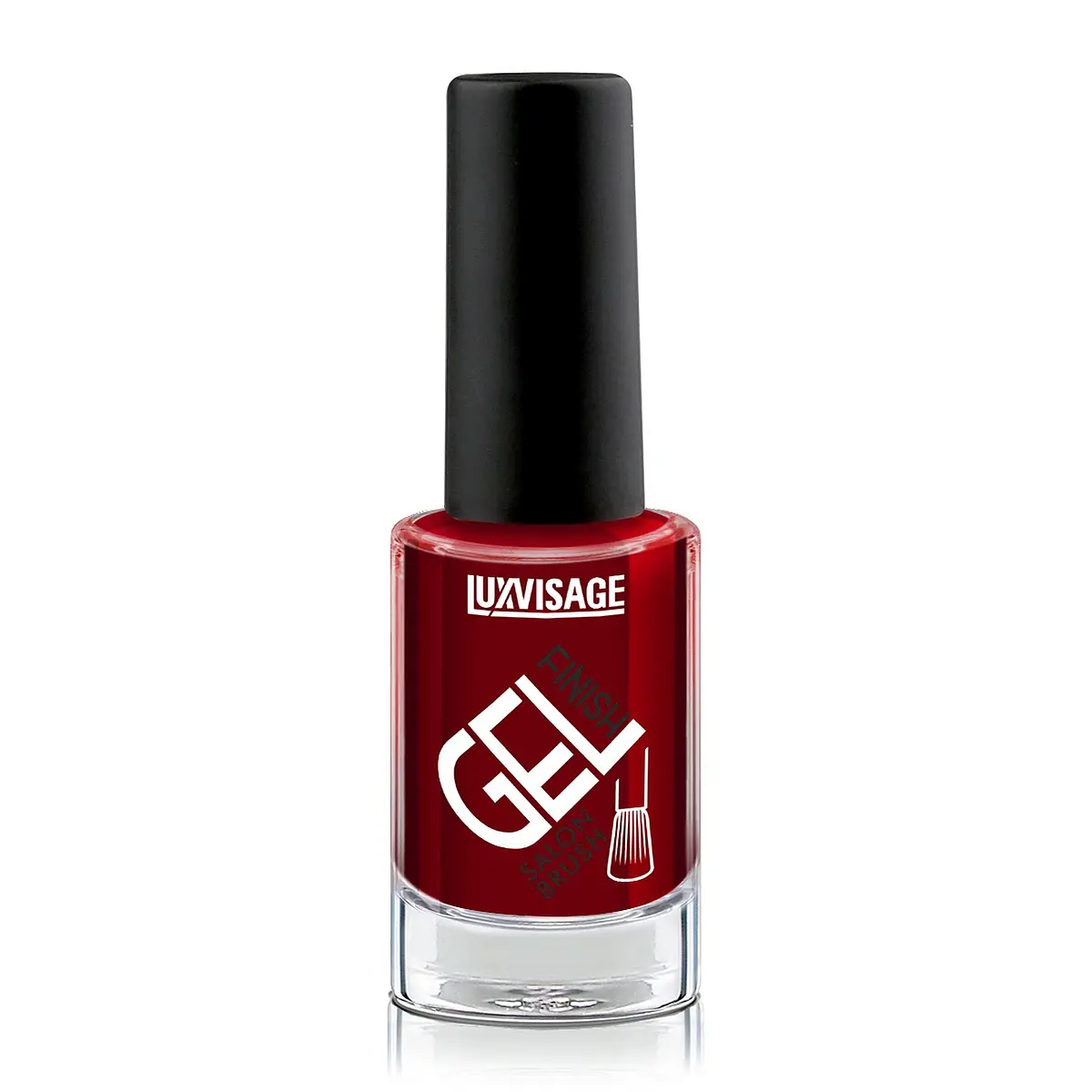 Лак для ногтей LUXVISAGE GEL finish Бордовый GEL finish 8 бордовый