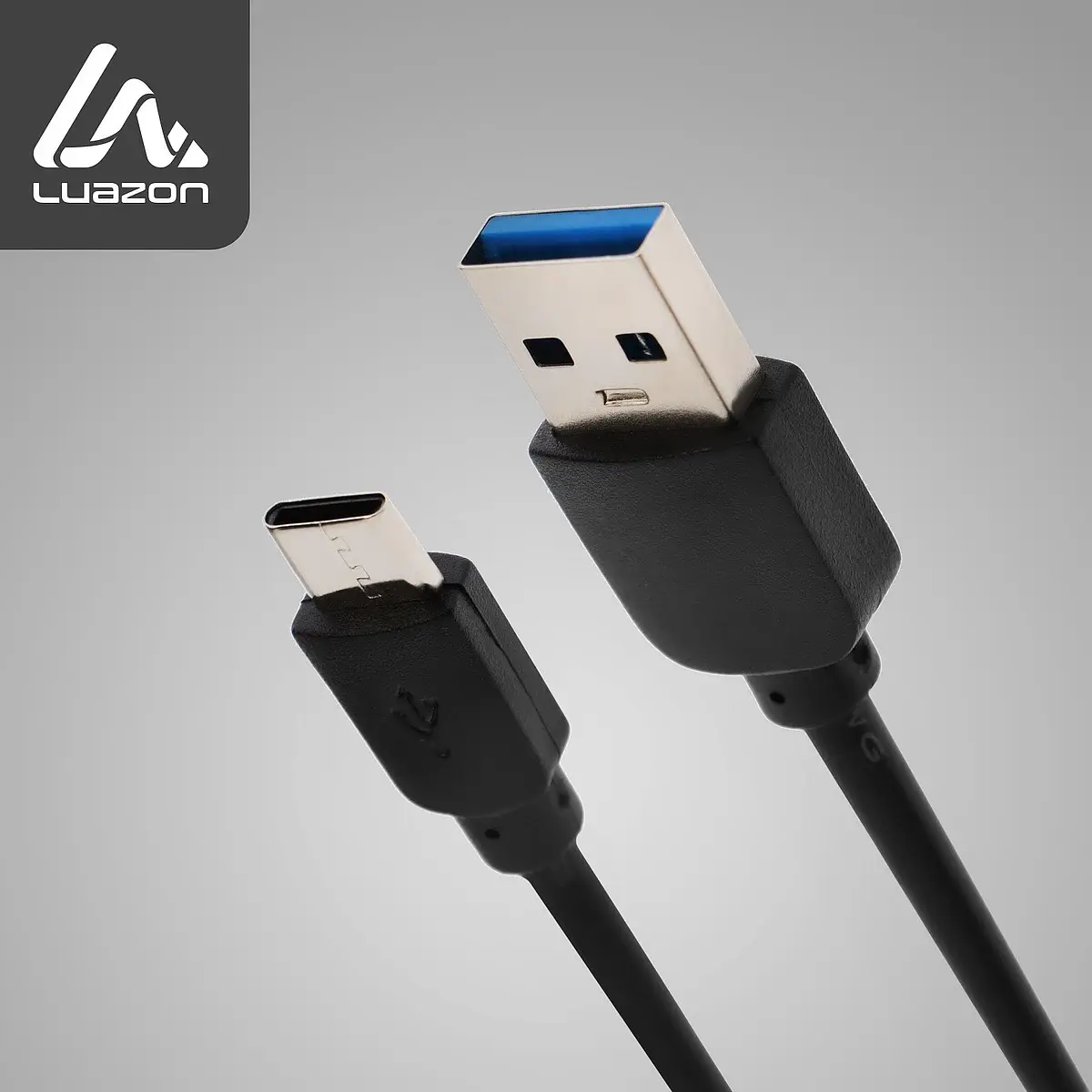 Кабель Luazon Type-C USB 1 м чёрный Luazon Home type-c usb 1 а 1 м чёрный
