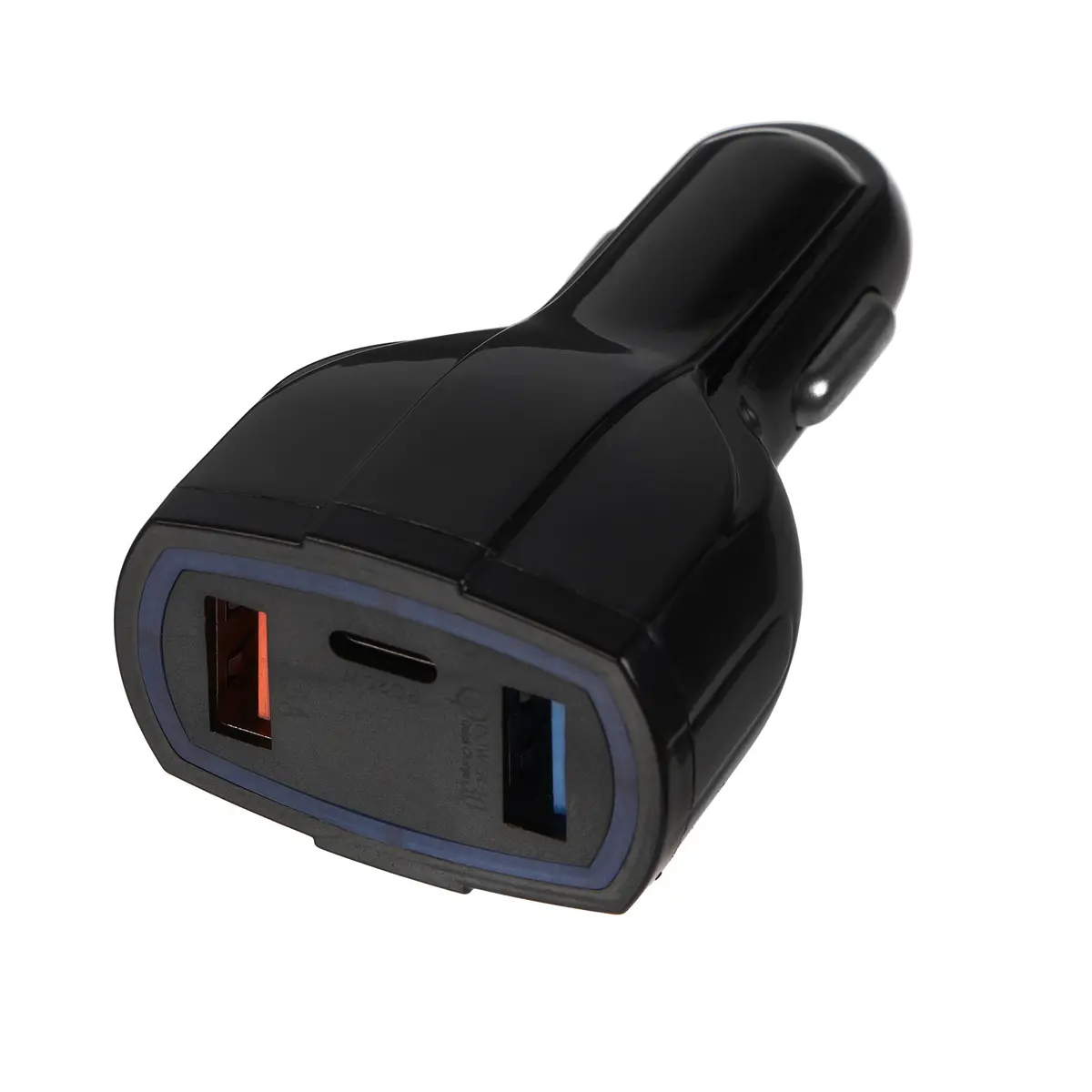 Зарядное устройство Cartage 2 USB Type-C 3.5A черное