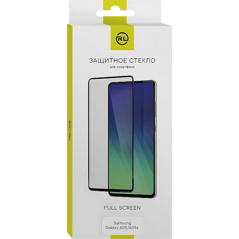 Защитное стекло Red Line для Samsung Galaxy A05 белое