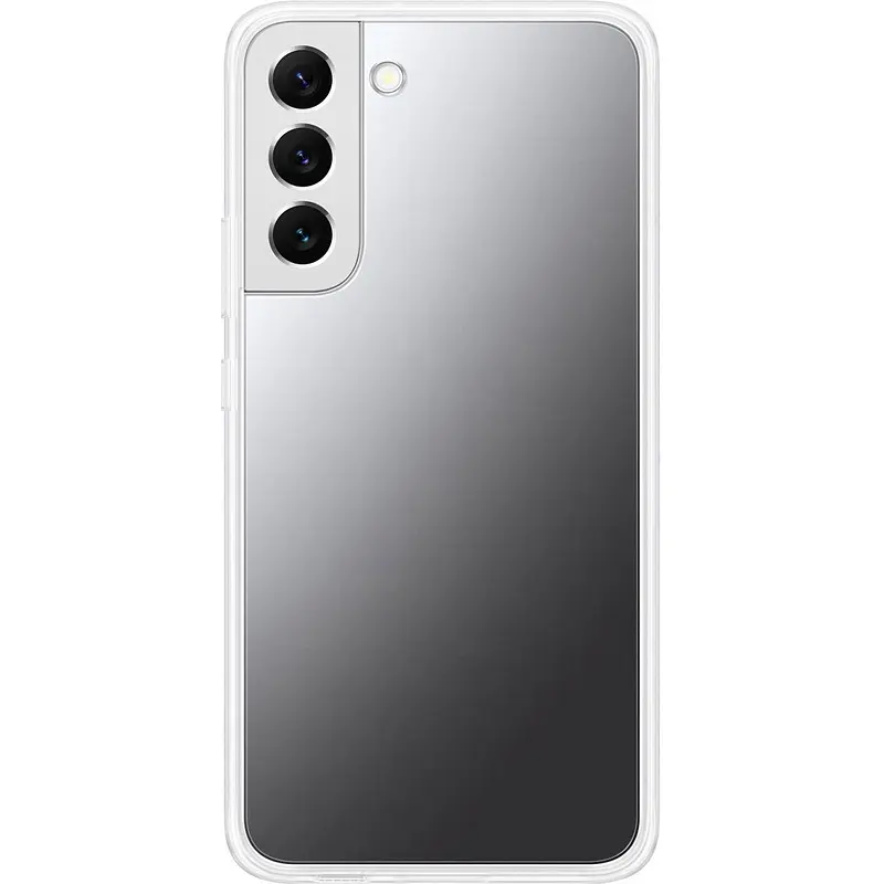 Чехол-накладка Samsung Frame Cover S22+ прозрачный белый для Samsung Galaxy S22+ прозрачный белый