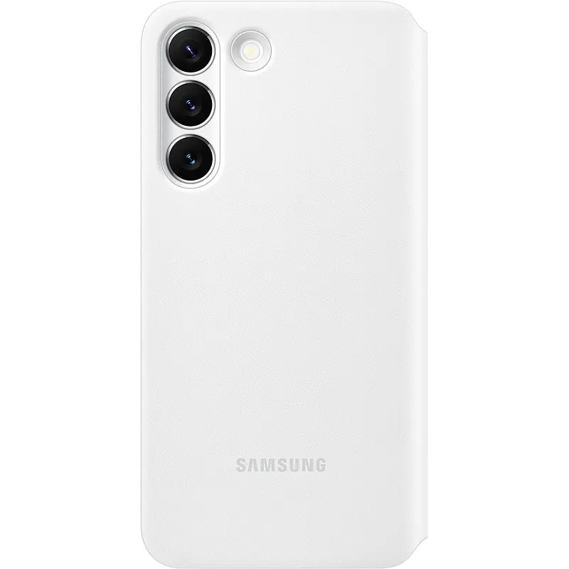 Чехол-книжка Samsung Smart Clear View Cover для Galaxy S22 белый