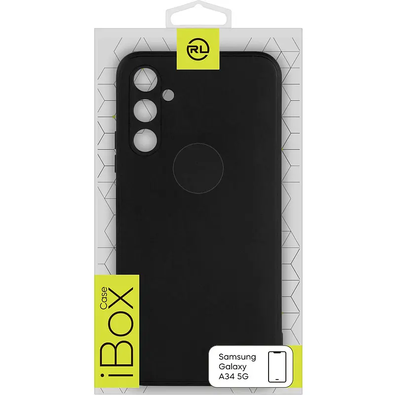 Чехол-накладка Red Line iBox Case для Samsung Galaxy A34 5G черный силиконовый для Samsung Galaxy A34 5G черный