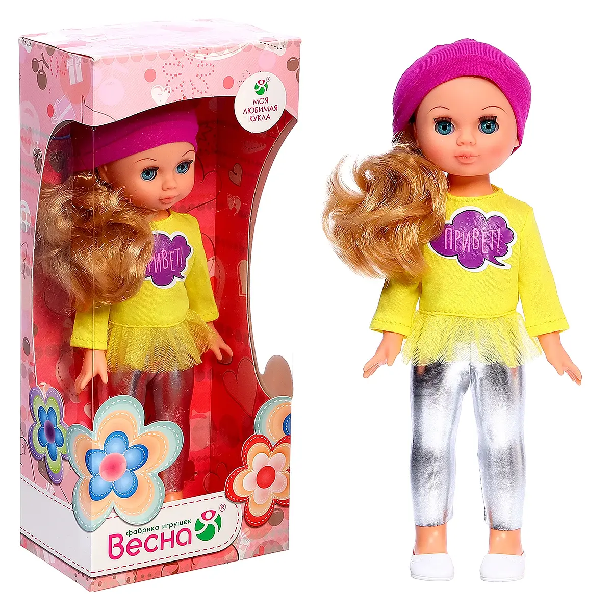 Кукла Весна Эля модница 30 см для девочки Весна-Киров Эля модница 1 30 см