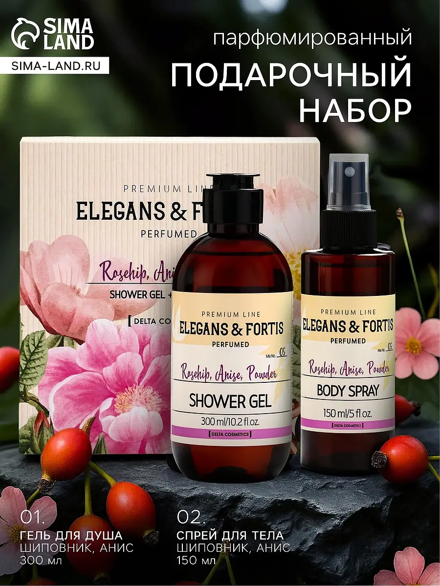 Подарочный набор VEGAN.Love.Studio шиповник анис