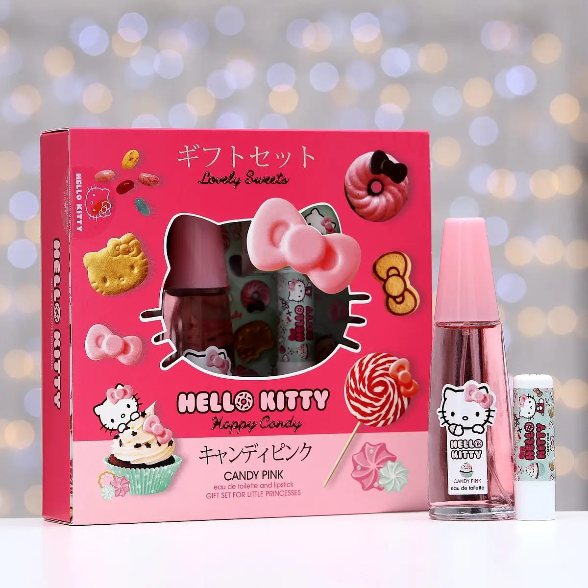 Подарочный набор косметики Hello Kitty розовый