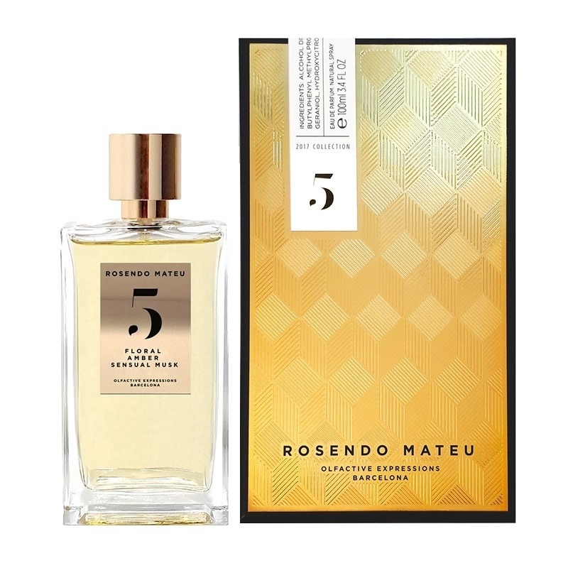Rosendo Mateu Nº 5 Floral, Amber, Sensual Musk Rosendo Mateu Olfactive Expressions