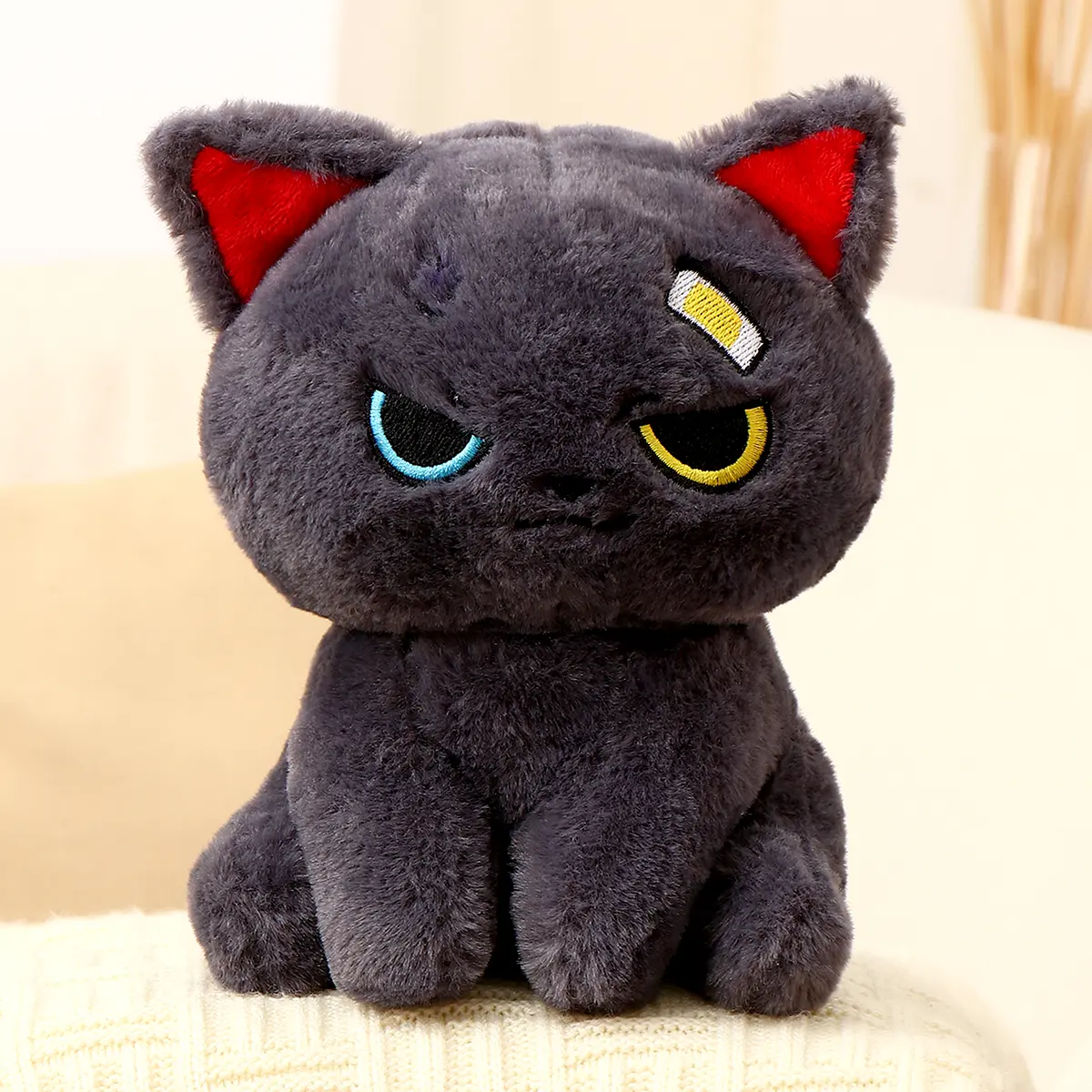 Мягкая игрушка Кот 20 см серый GroupPrice