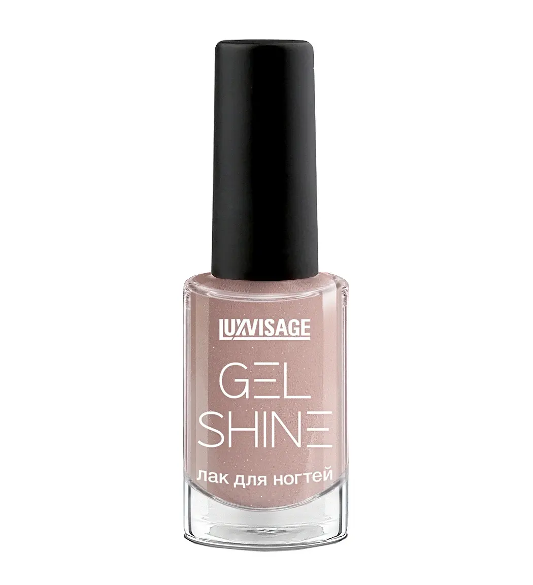 Лак для ногтей LUXVISAGE Gel Shiine розовый 106 перламутровый перламутровый с шиммером стойкий 5 дней