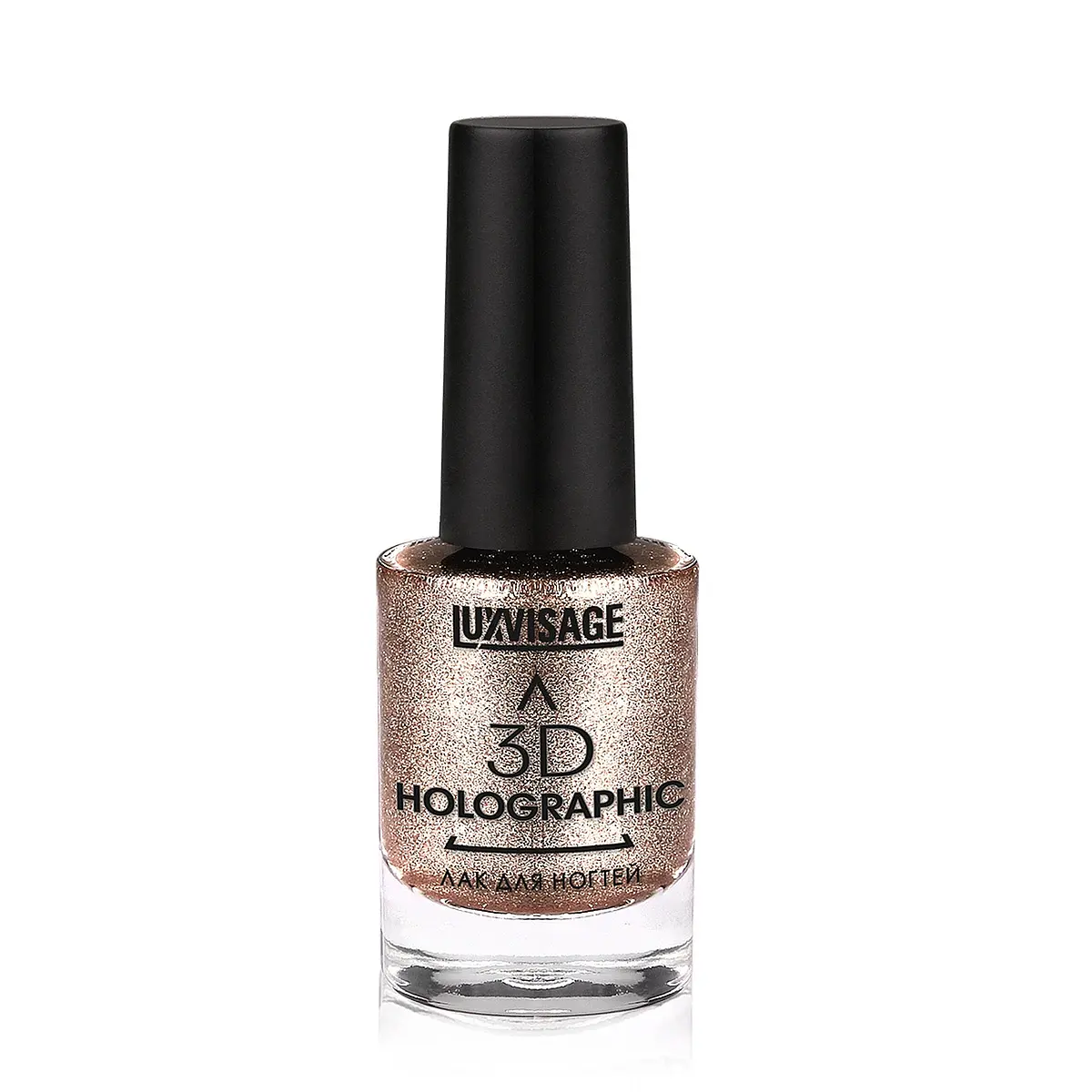 Лак для ногтей LUXVISAGE 3D Holographic 703 Лучезарная брза 3D Holographic 703 золотой