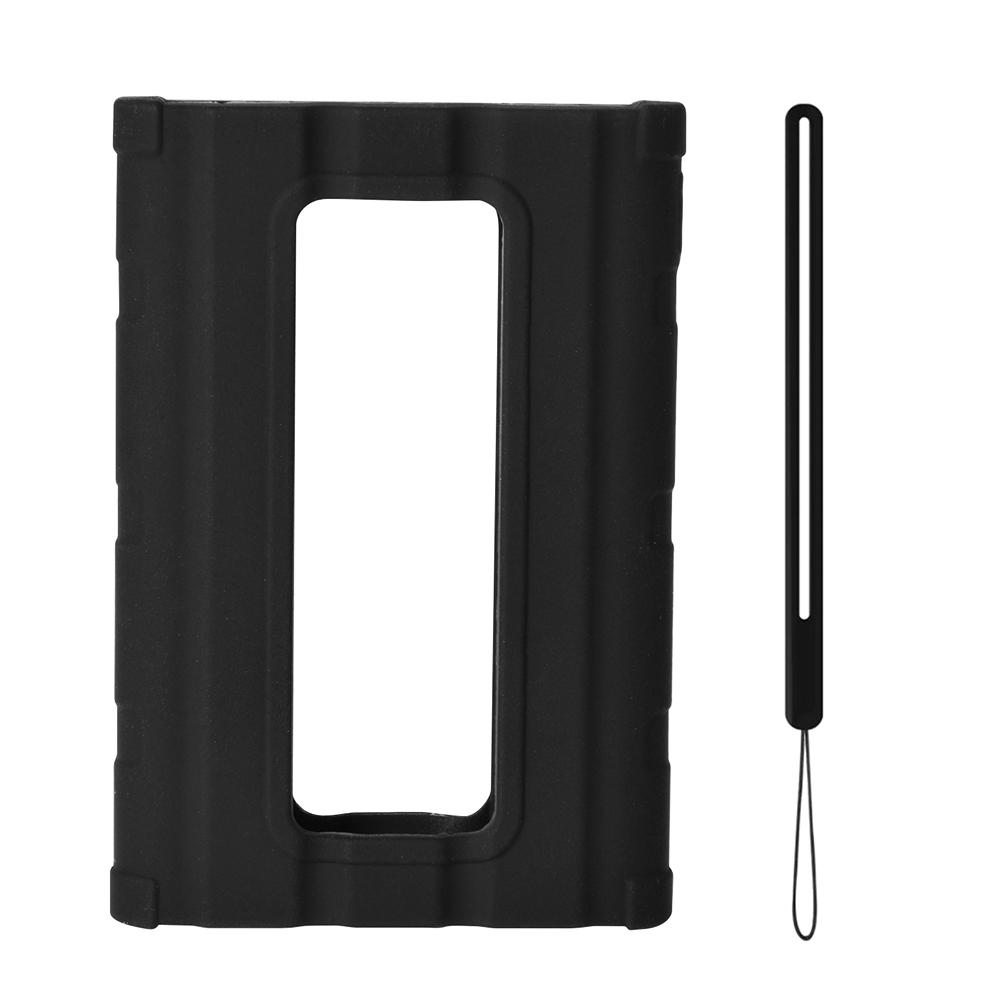 Силиконовый чехол-рукав для SSD, защитный чехол от падений, крышка, чехол для внешнего SSD для портативного твердотельного накопителя Samsung T7 Shield чёрный Nexstep