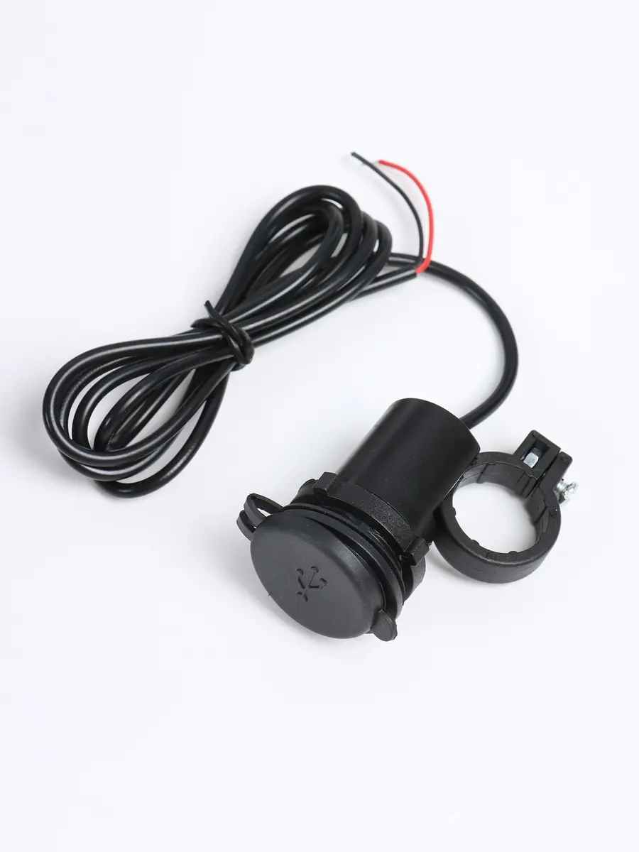 Зарядное устройство на руль мотоцикла USB 1.5 А 24 В GroupPrice