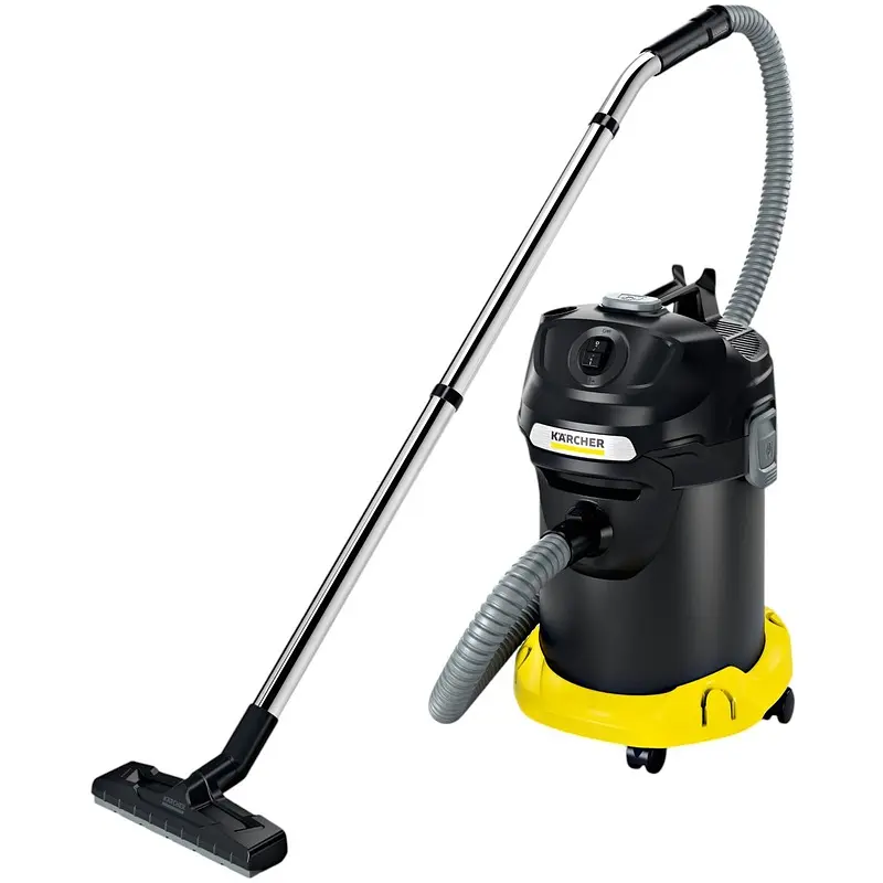 Пылесос строительный Karcher AD 4 Premium чёрный металлический 17 л для золы чёрный