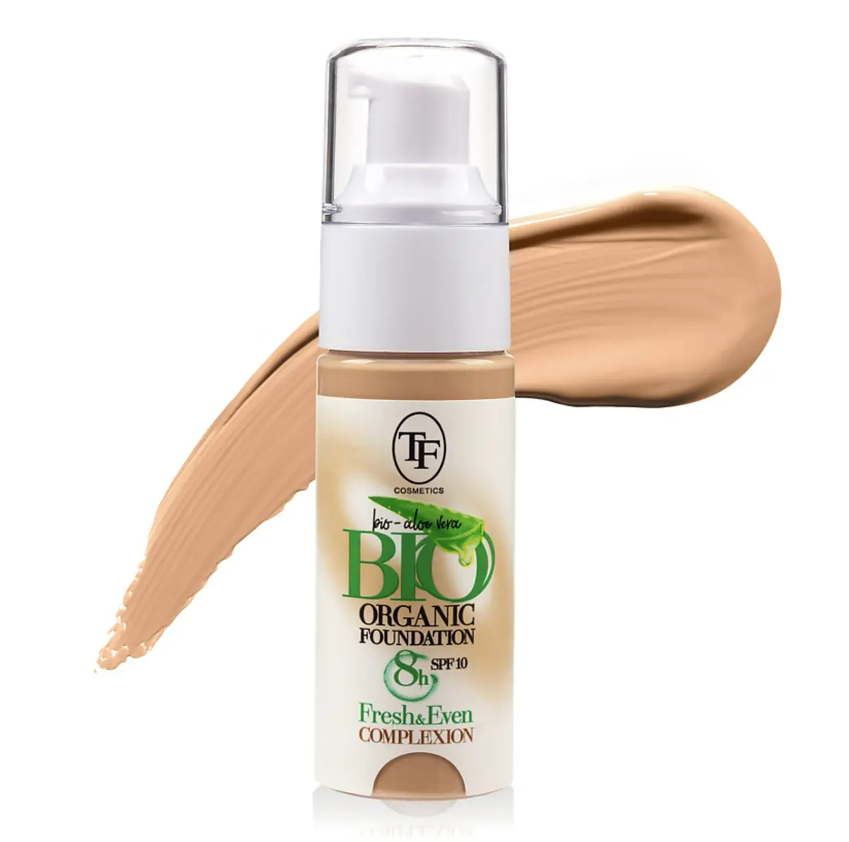 Тональный крем TF Cosmetics BIO ORGANIC Foundation SPF10 тон 06 теплый миндаль увлажняющий SPF10 тон 06 теплый миндаль