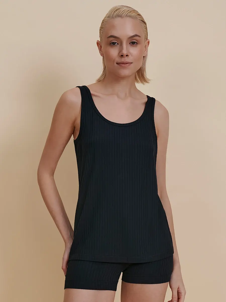 Пижама Pelican с шортами и майкой чёрная