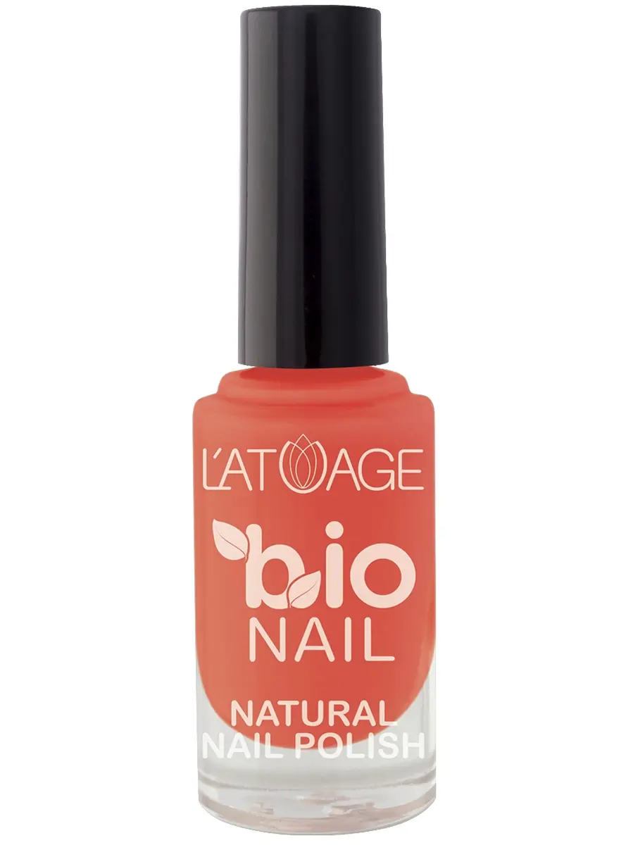 Лак для ногтей BIO NAIL тон 807 оранжевый L'atuage