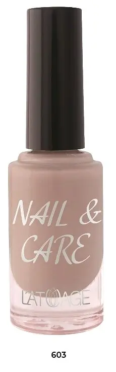 Лак для ногтей L'atuage NAIL & CARE тон 603 9 г для дизайна ногтей тон 603 9 г