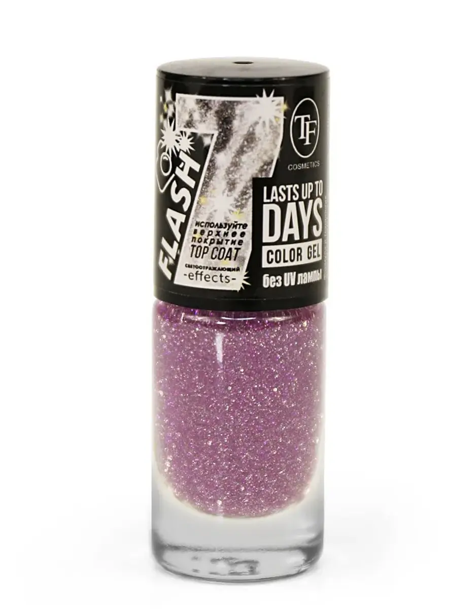 TF Лак для ногтей тон 358 Фиалковая вспышка TF COSMETICS color gel flash 358 фиалковая вспышка