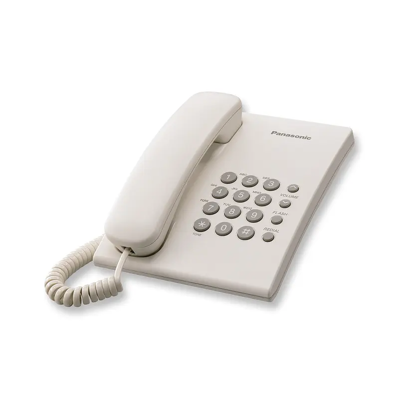Телефон проводной Panasonic KX-TS2350 белый проводной KX-TS2350 белый