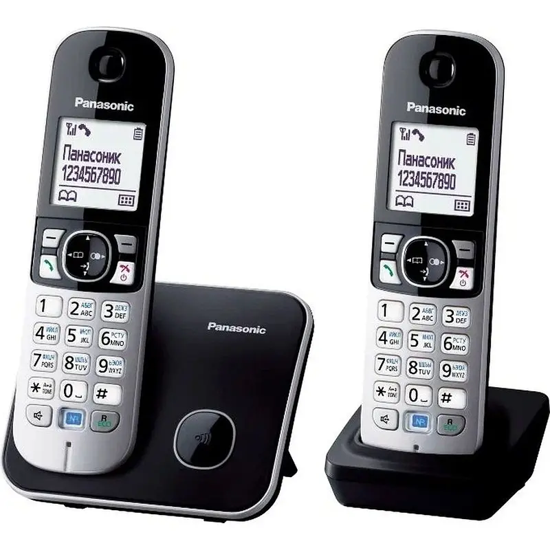Радиотелефон Panasonic KX-TG6812RU чёрный