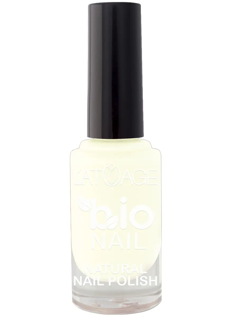 Лак для ногтей BIO NAIL тон 814 желтый L'atuage тон 814 желтый глянцевый стойкий