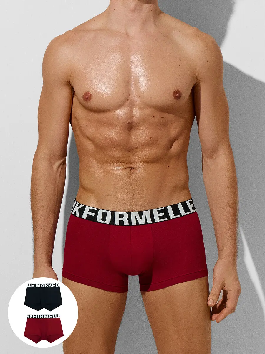 Трусы мужские боксеры Mark Formelle хлопковые тёмные