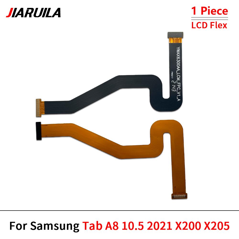 Main FPC LCD Display Connect Mainboard Flex Cable Ribbon For Samsung Tab A7 10.4 2020 T500 T505 A8 10.5 2021 X200 X205 S7 T736 X200 X205 LCD Flex black Electronic Repair Parts