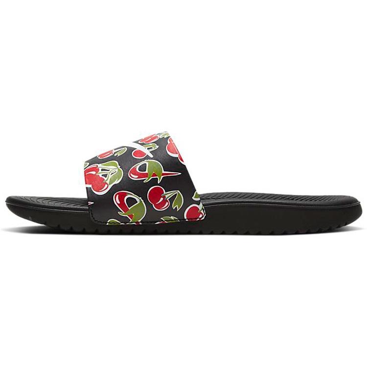 (GS) Nike Kawa Slide SE Picnic  Cherry  Kids  CJ4123-001 EU 28 black