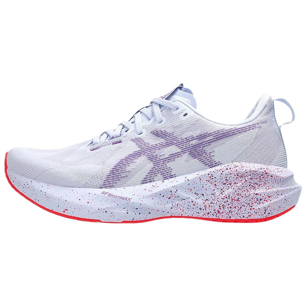 ASICS NOVABLAST 5 Амортизация Дышащая Поддержка Повседневные Для Бега на Длинные Дистанции Спринтерские Кроссовки Мужские Белый Фиолетовый 1011C139-500 40 white